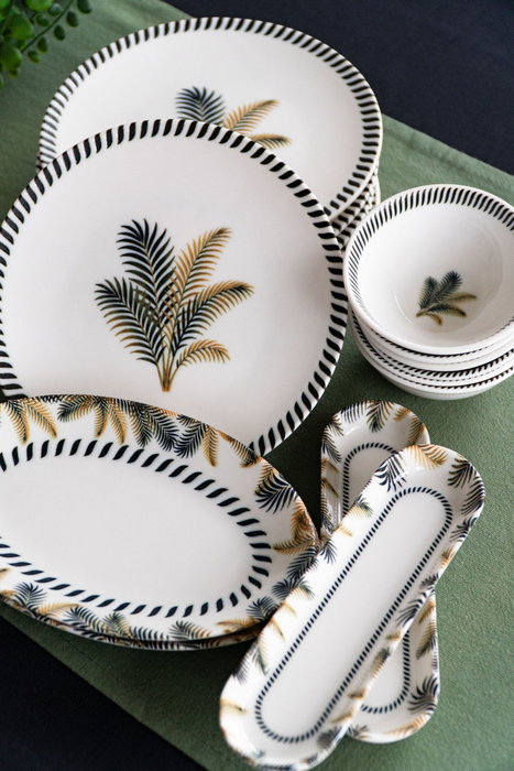 Hermia Set de Desayuno Palmiye 6 Multicolor